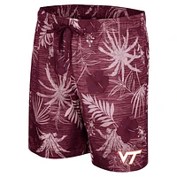 Men's Colosseum Maroon Virginia Tech Hokies What Else is New Swim Shorts