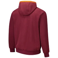 Men's  Columbia Maroon Virginia Tech Hokies Flanker Fleece Pullover Hoodie