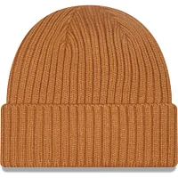 Men's New Era Light Brown Virginia Tech Hokies Core Classic Cuffed Knit Hat