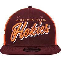 Men's New Era  Maroon Virginia Tech Hokies Outright 9FIFTY Snapback Hat