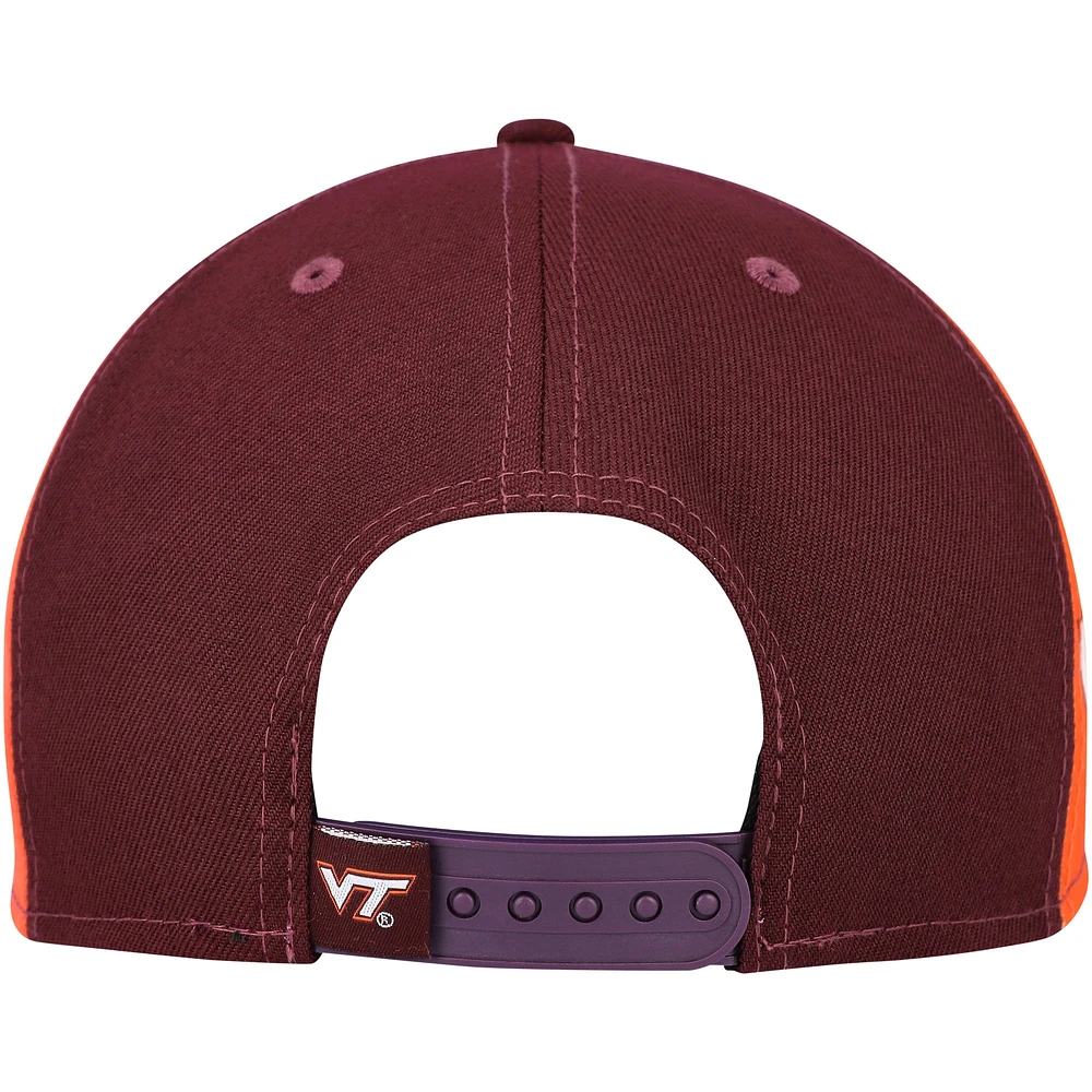 Men's New Era  Maroon Virginia Tech Hokies Outright 9FIFTY Snapback Hat