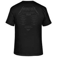 Men's Original Retro Brand Black Virginia Tech Hokies Metallica T-Shirt