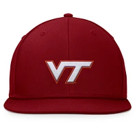 Men's Top of the World Maroon Virginia Tech Hokies Fundamental Snapback Hat