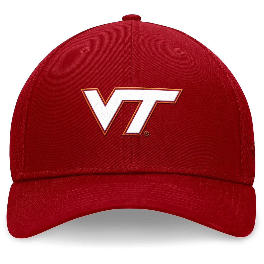 Men's Top of the World Maroon Virginia Tech Hokies Spacer Flex Hat