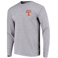 Youth Gray Virginia Tech Hokies Retro Script Long Sleeve T-Shirt