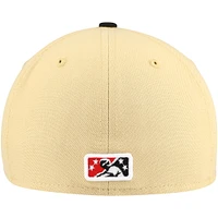 Men's New Era Cream Visalia Rawhide Authentic Collection 59FIFTY Fitted Hat