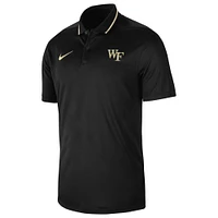 Men's Nike  Black Wake Forest Demon Deacons 2023 Sideline Coaches Performance Polo