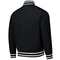 Men's Nike  Black Wake Forest Demon Deacons Full-Zip Bomber Jacket