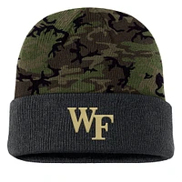 Men's Nike  Camo Wake Forest Demon Deacons Military Appreciation Cuffed Knit Hat