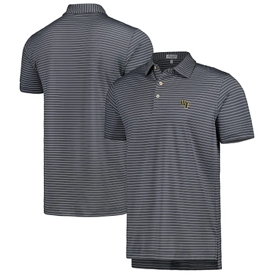 Peter Millar Gris Wake Forest Demon Deacons Crafty Performance Jersey Polo Homme