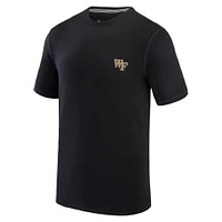 Men's Tommy Bahama Black Wake Forest Demon Deacons Sport Bali Beach T-Shirt