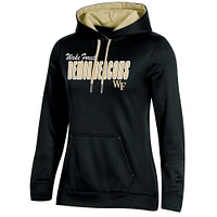 Women's Champion Black Wake Forest Demon Deacons Team Pullover Hoodie