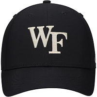 Youth Nike Black Wake Forest Demon Deacons 2024 Sideline Club Adjustable Hat