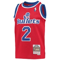 Youth Mitchell & Ness Chris Webber Red Washington Bullets 1994/95 Hardwood Classics Swingman Jersey