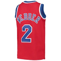 Youth Mitchell & Ness Chris Webber Red Washington Bullets 1994/95 Hardwood Classics Swingman Jersey
