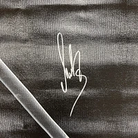 Alexander Ovechkin, Œuvre originale sur toile tendue autographiée des Capitals de Washington (40 x 44 pouces) - Œuvre de Bill Lopa - Édition limitée n° 1/1