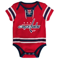 Infant Red Washington Capitals Hockey Jersey Bodysuit