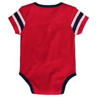 Infant Red Washington Capitals Hockey Jersey Bodysuit