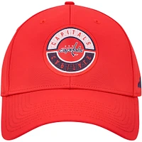 Men's adidas Red Washington Capitals Circle Logo Flex Hat