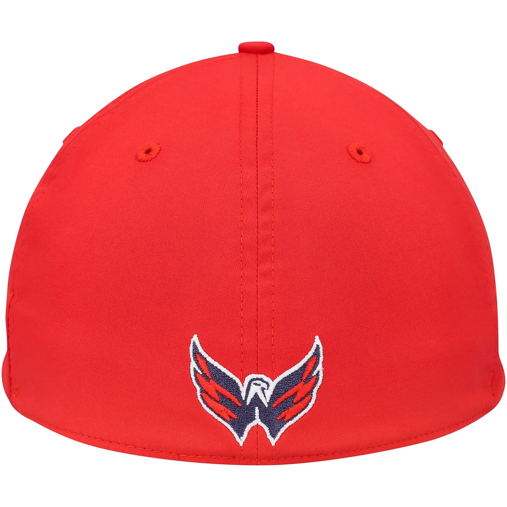 Men's adidas Red Washington Capitals Circle Logo Flex Hat