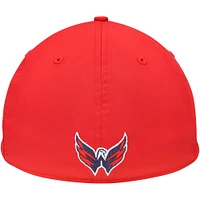 Men's adidas Red Washington Capitals Circle Logo Flex Hat