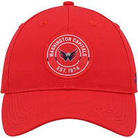 Men's adidas Red Washington Capitals Team Circle Slouch Adjustable Hat