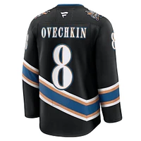 Men's Fanatics Alexander Ovechkin Black Washington Capitals Alternate 50th Anniversary Premium Jersey