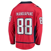 Men's Fanatics Andrew Mangiapane Red Washington Capitals Home Premier Breakaway Player Jersey