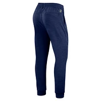 Men's Fanatics Heather Navy Washington Capitals Authentic Pro Road Jogger Sweatpants