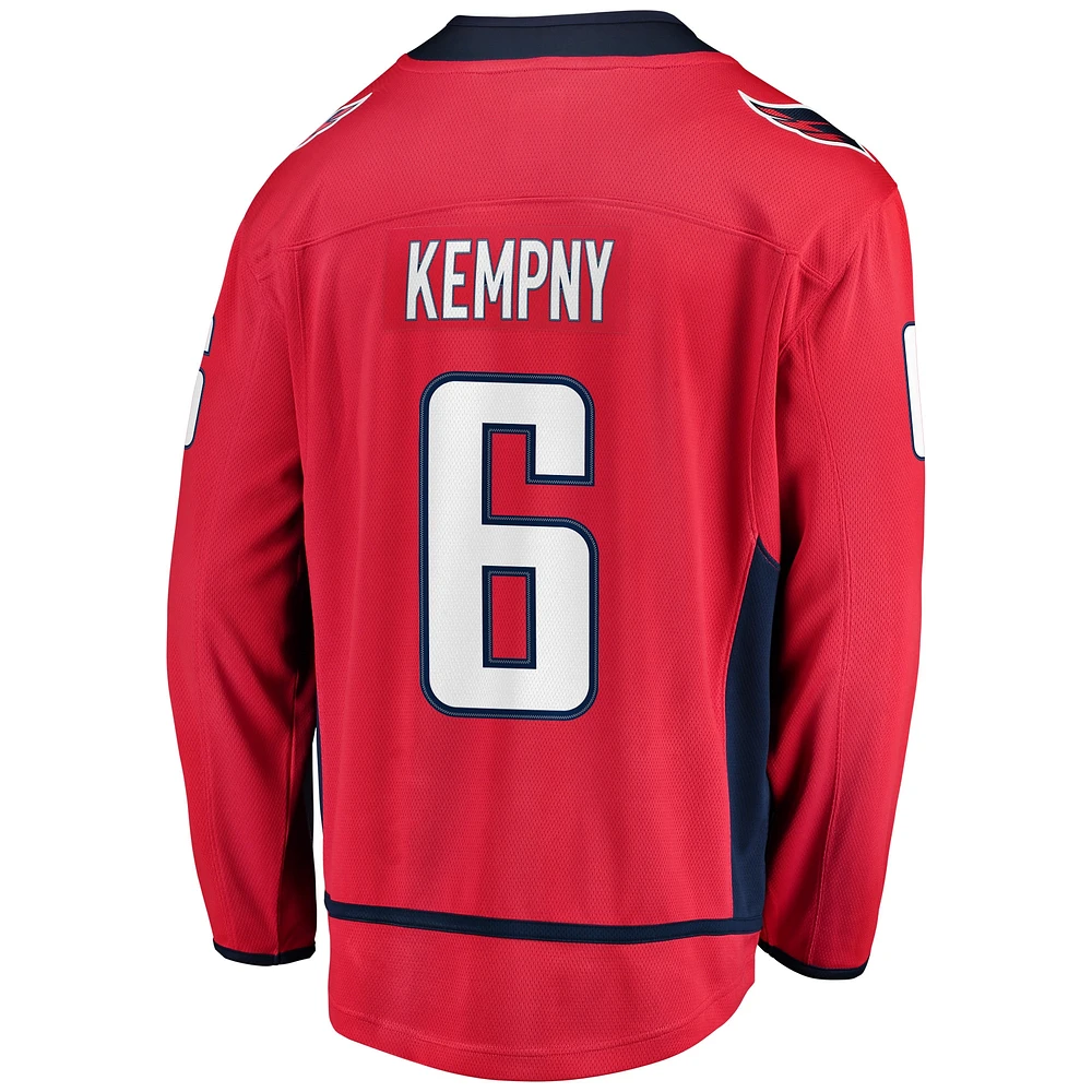 Men's Fanatics Michal Kempny Red Washington Capitals Home Breakaway Player - Jersey