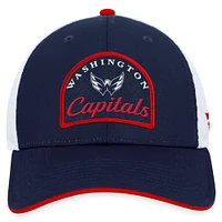 Men's Fanatics Navy/White Washington Capitals Fundamental Adjustable Hat