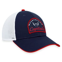 Men's Fanatics Navy/White Washington Capitals Fundamental Adjustable Hat