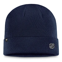Men's Fanatics  Navy Washington Capitals Authentic Pro Cuffed Knit Hat