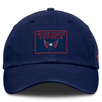 Men's Fanatics Navy Washington Capitals Authentic Pro Prime Adjustable Hat
