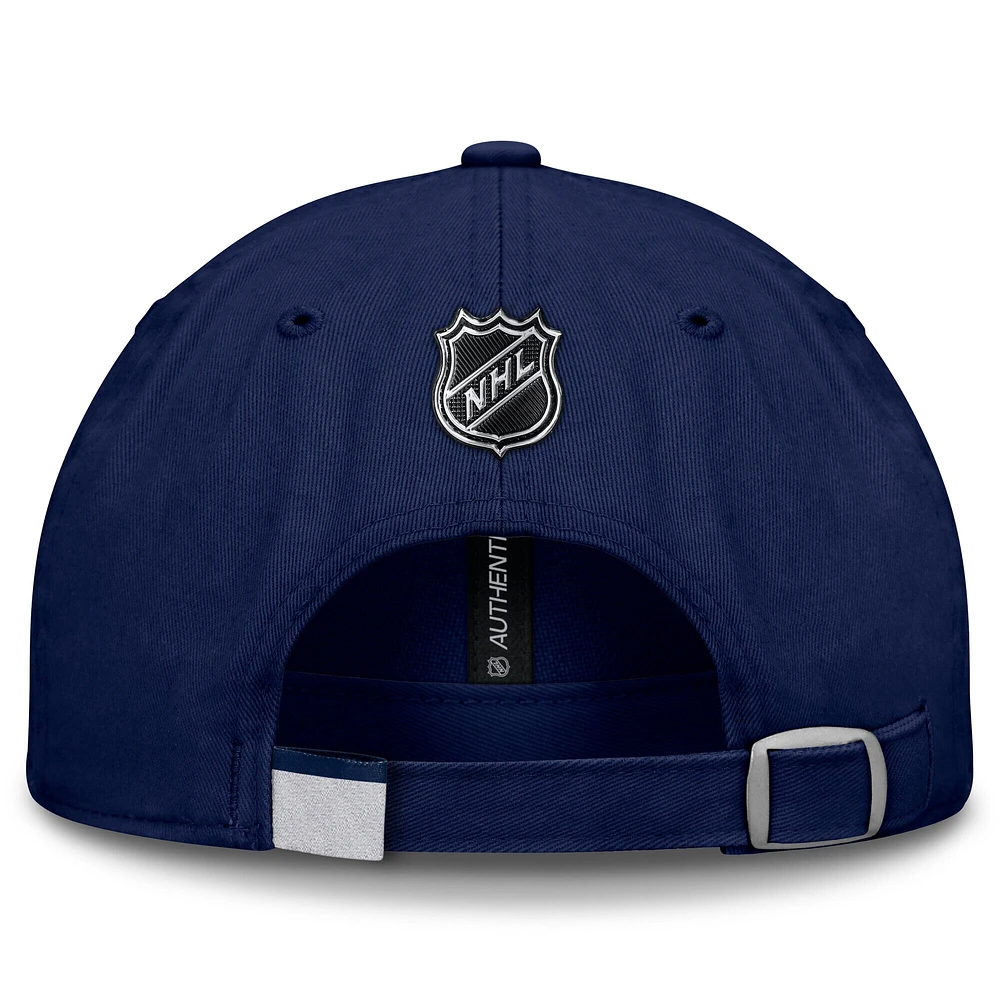 Men's Fanatics Navy Washington Capitals Authentic Pro Prime Adjustable Hat