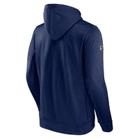 Men's Fanatics  Navy Washington Capitals Authentic Pro Pullover Hoodie