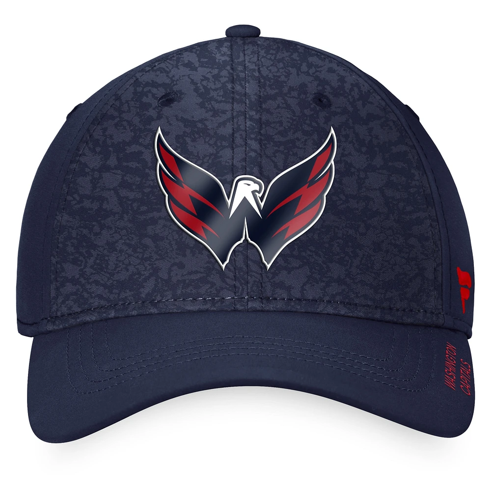 Men's Fanatics  Navy Washington Capitals Authentic Pro Rink Flex Hat