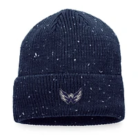 Men's Fanatics Navy Washington Capitals Authentic Pro Rink Pinnacle Cuffed Knit Hat