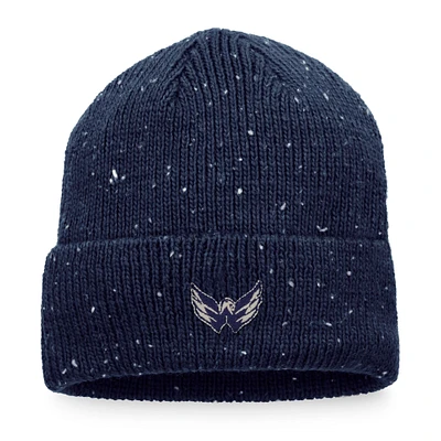 Men's Fanatics Navy Washington Capitals Authentic Pro Rink Pinnacle Cuffed Knit Hat