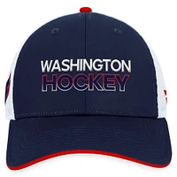 Men's Fanatics  Navy Washington Capitals Authentic Pro Rink Trucker Adjustable Hat