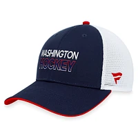Men's Fanatics  Navy Washington Capitals Authentic Pro Rink Trucker Adjustable Hat