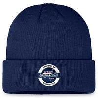 Men's Fanatics Navy Washington Capitals Authentic Pro Training Camp Cuffed Knit Hat