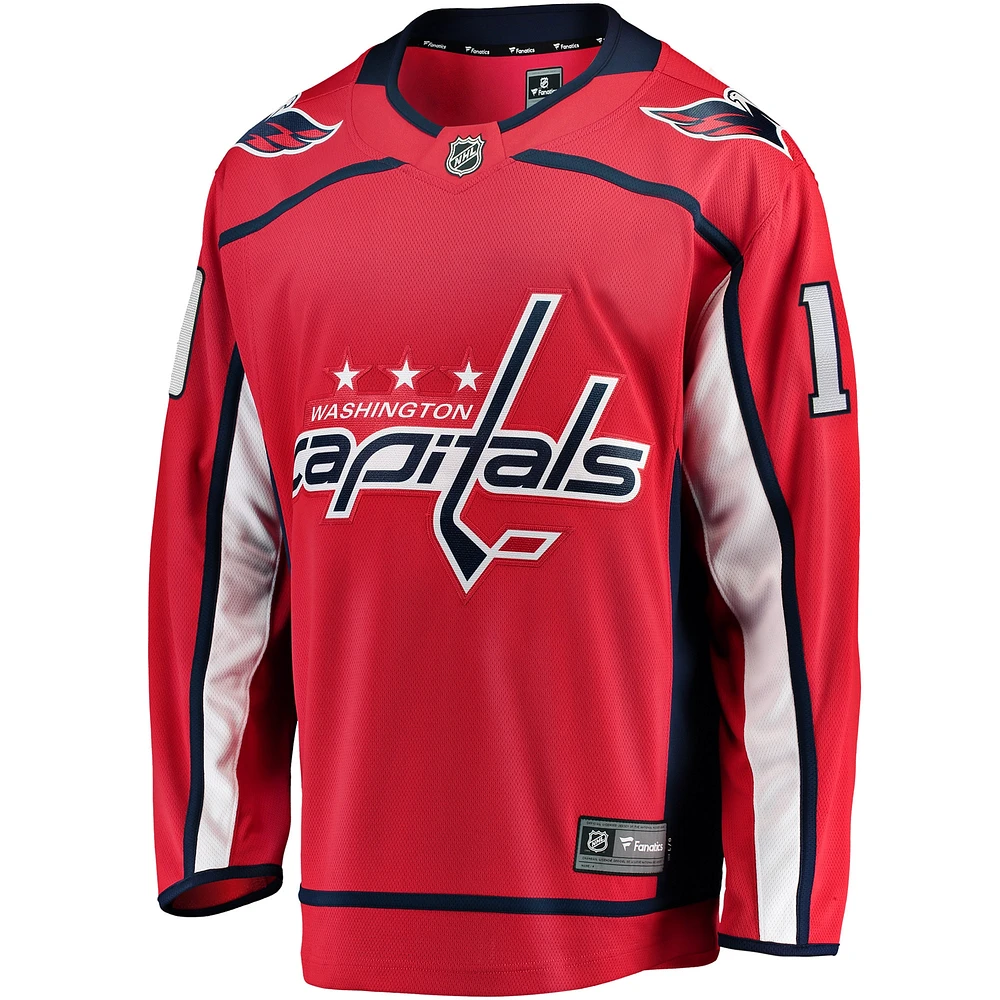 Maillot de joueur échappé des Capitals Washington Fanatics Nicklas Backstrom pour hommes, rouge