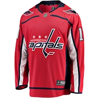 Maillot de joueur échappé des Capitals Washington Fanatics Nicklas Backstrom pour hommes, rouge