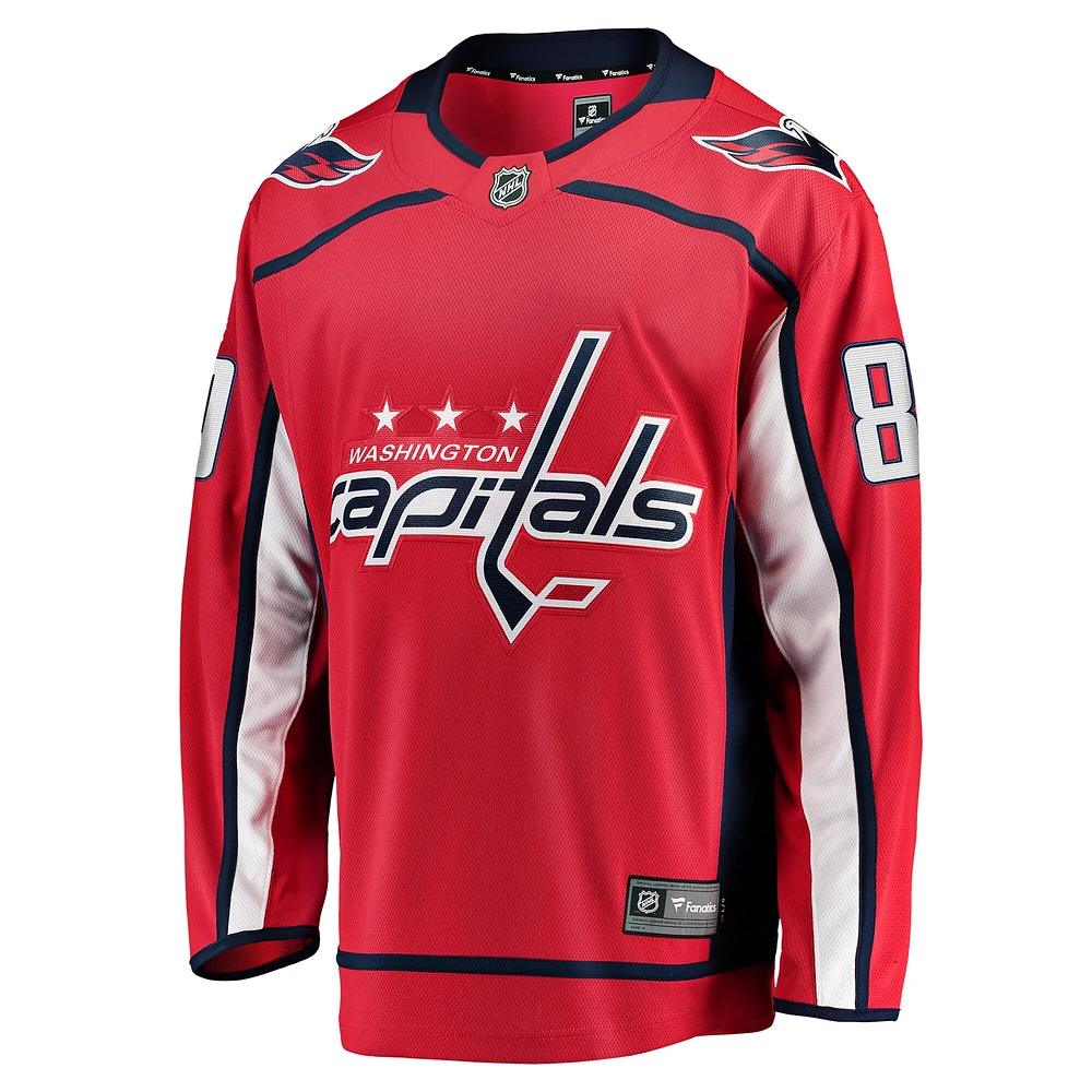 Men's Fanatics Pierre-Luc Dubois Red Washington Capitals Home Premier Breakaway Player Jersey