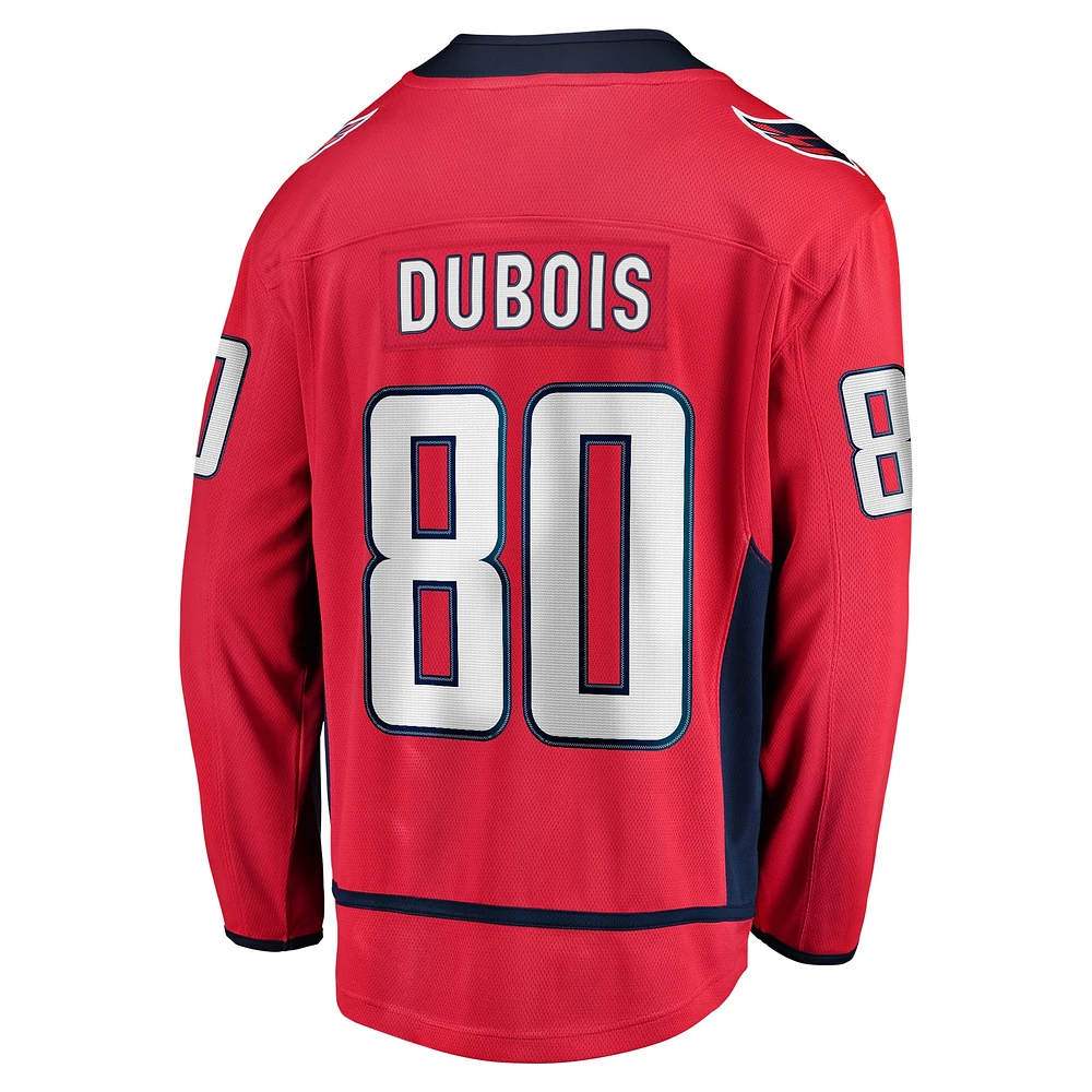 Men's Fanatics Pierre-Luc Dubois Red Washington Capitals Home Premier Breakaway Player Jersey