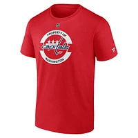 Men's Fanatics Red Washington Capitals Authentic Pro Core Secondary T-Shirt