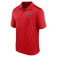 Men's Fanatics Red Washington Capitals Polo