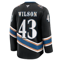 Men's Fanatics Tom Wilson Black Washington Capitals Alternate 50th Anniversary Premium Jersey