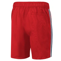 Men's G-III Sports by Carl Banks Red/Navy Washington Capitals Sand Beach Swim Shorts